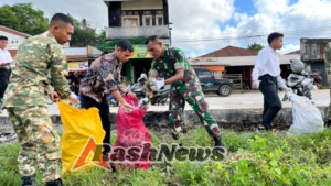 Kodim 1613/Sumba Barat Gelar Karya Bakti Pembersihan Pasar Lama Waikabubak Sambut HUT TNI ke-80