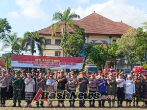Apel Kamtibmas dalam rangka Antisipasi Menghadapi Konflik Sosial Tahun 2025 dihadiri oleh Pasiintel Kodim 1623/Karangasem.