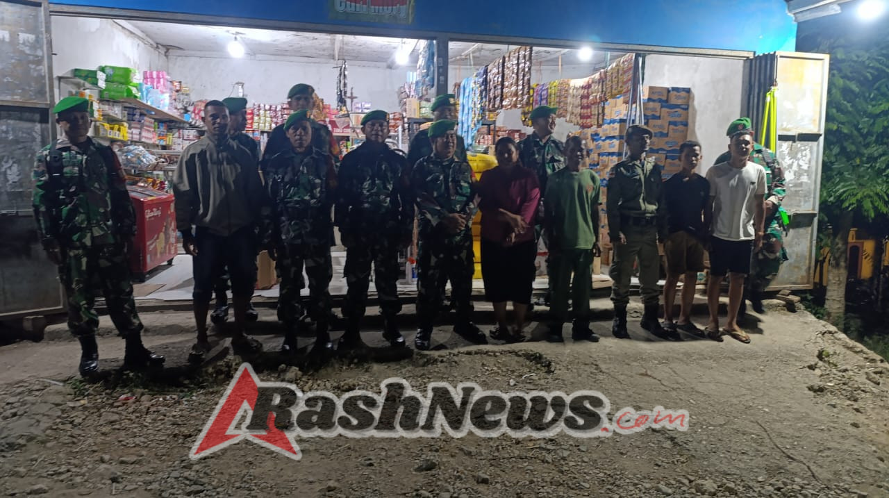 Kolaborasi Koramil Amarasi Dan Warga Tingkatkan Rasa Aman