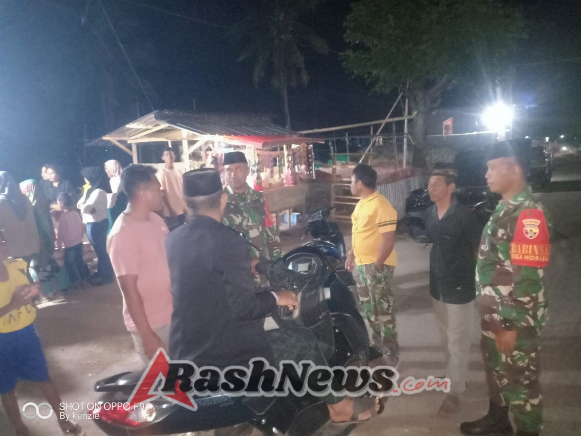 Patroli Siskamling Babinsa Hidi Rasa Berjalan Aman dan Kondusif