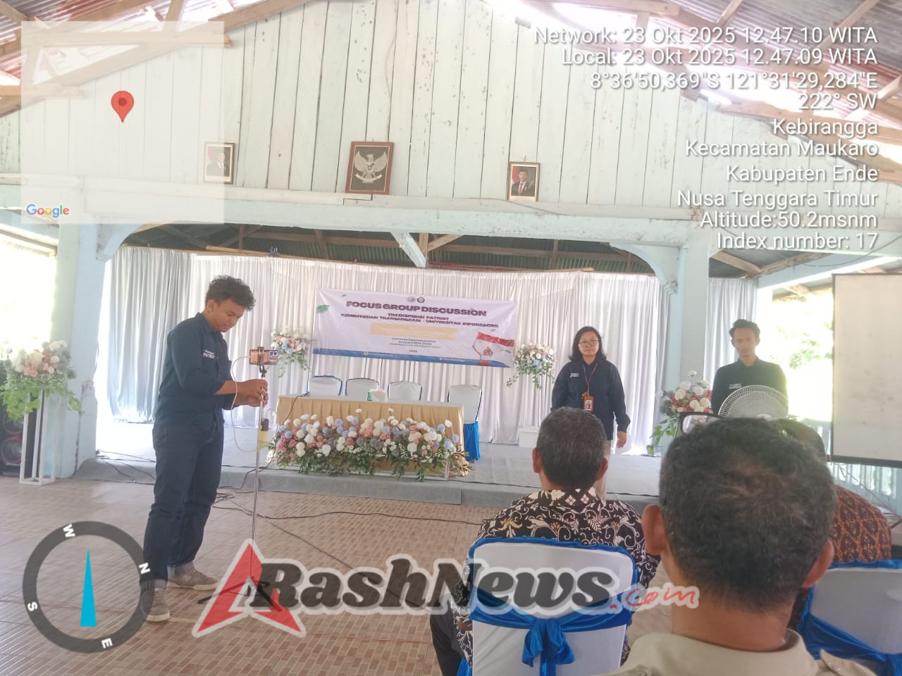 Babinsa Koramil Maukaro Dukung Program Transmigrasi Melalui Rapat Bersama Tim Universitas Diponegoro