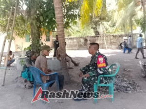 Babinsa Pantar Sampaikan Pentingnya Peran Warga dalam Menjaga Ketertiban