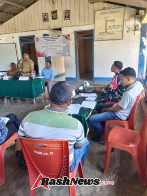 Babinsa Kodim 1602/Ende Bersama Warga Bahas Prioritas Pembangunan di Kecamatan Maurole