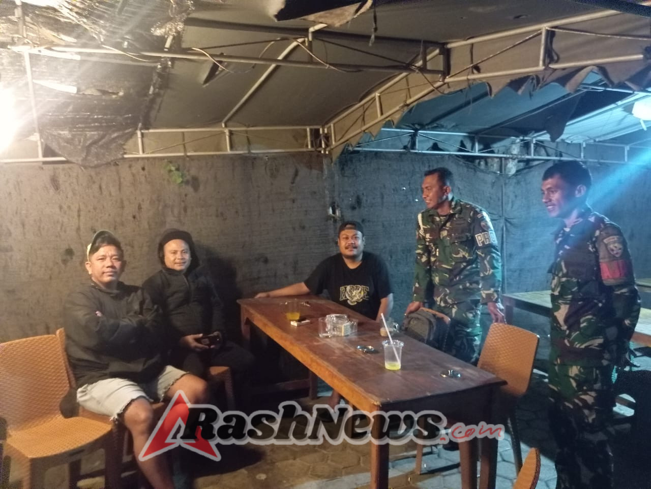 Kodim 1621/TTS Gelar Patroli Malam, Situasi Kota Soe Aman Terkendali