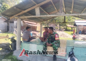 Babinsa Kodim 1602/Ende Tingkatkan Kamtibmas melalui Komsos dan Pamwil di Desa Otogedu