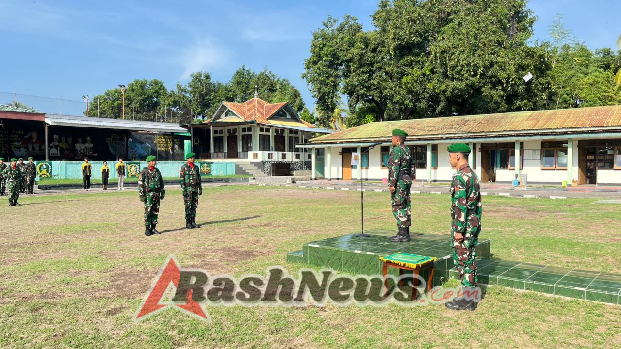 Upacara Bendera di Kodim 1603/Sikka: Wujud Penguatan Nasionalisme dan Profesionalisme Prajurit