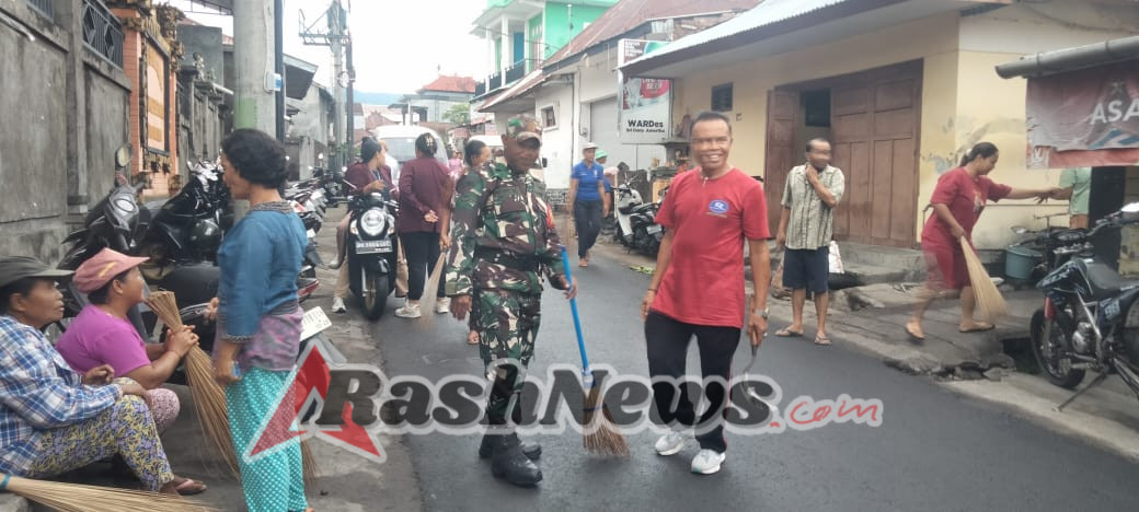 TNI, Mahasiswa, dan Warga Bersatu: Gotong Royong dan Edukasi Lingkungan di Poh Bergong