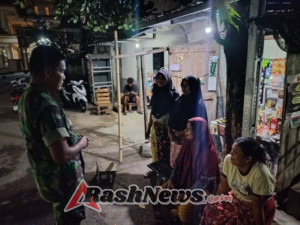 ‎Patroli Babinsa Suryawangi Wujudkan Lingkungan Aman dan Sehat