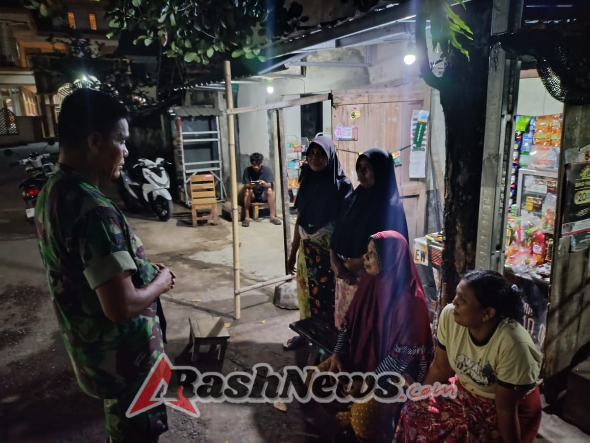 ‎Patroli Babinsa Suryawangi Wujudkan Lingkungan Aman dan Sehat