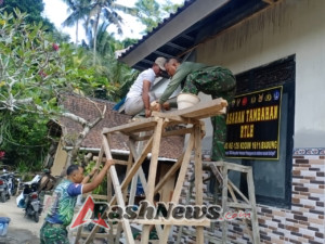 Pembangunan Infrastruktur dan RTLH di Desa Bongkasa Pertiwi Melalui TMMD Kodim 1611/Badung