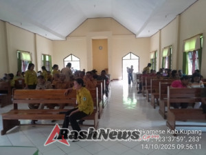 Babinsa dan Camat Nekamese Kompak Dukung Kesehatan Masyarakat