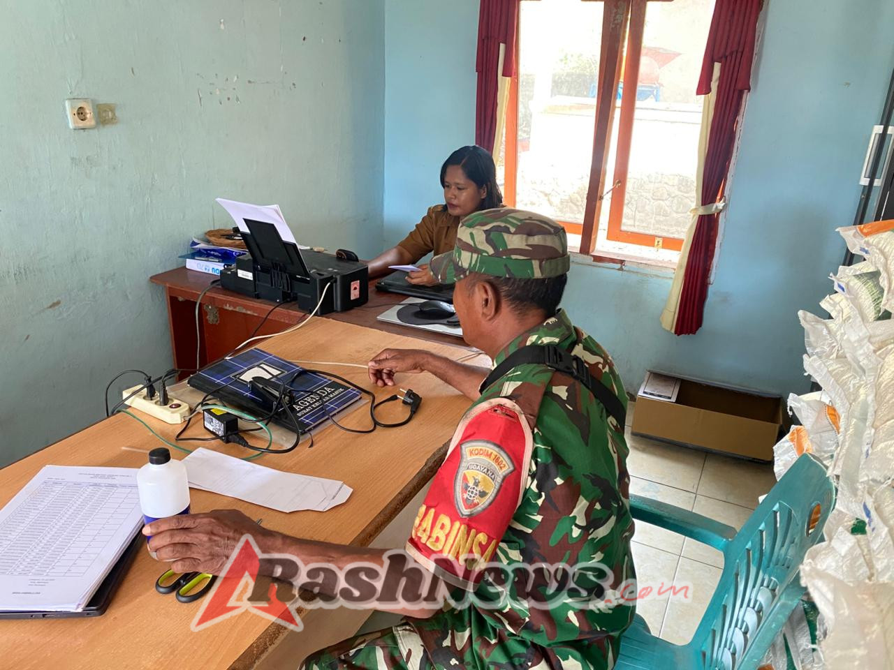 Puldatater Babinsa Koramil 1602-04/Maurole, Wujud Pembinaan Teritorial di Kecamatan Kotabaru