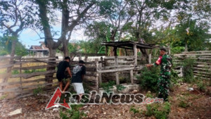 Gotong Royong Wujudkan Pembangunan, Babinsa Hadiri Rapat RKP Desa Sonimanu