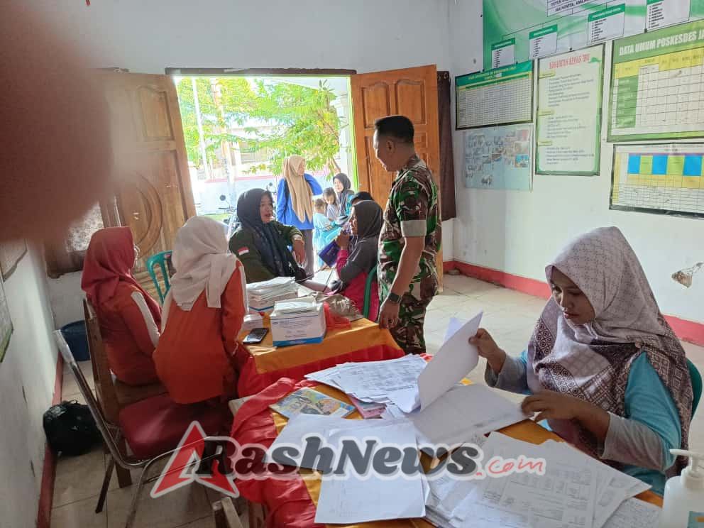 Kepedulian TNI: Babinsa Desa Jala Mendampingi Kegiatan Pengobatan Gratis di Dusun Mada Sahe