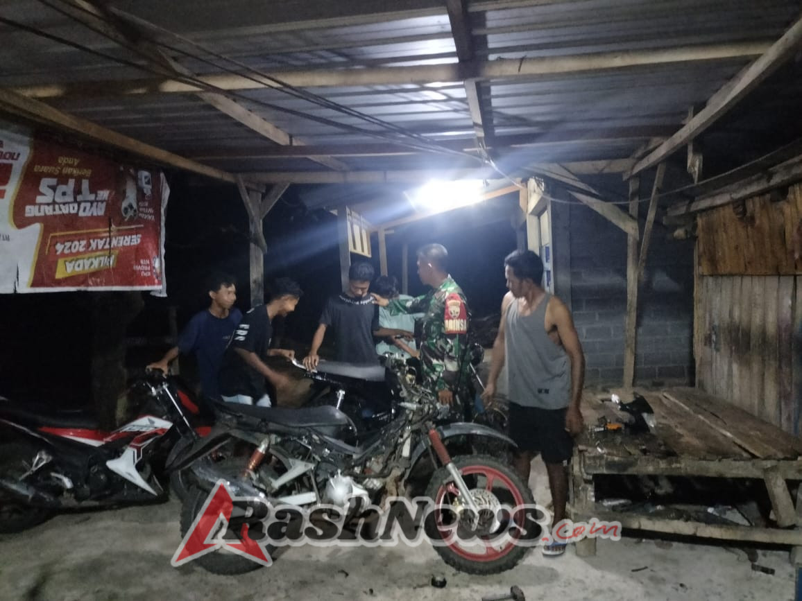 Babinsa Lune Gencarkan Edukasi Bahaya Narkoba dan Geng Motor