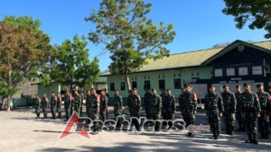 Kenaikan Pangkat adalah Kehormatan, Dansatgas Yonarmed 12 Kostrad Tekankan Tanggung Jawab Prajurit
