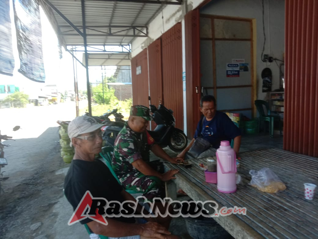 Babinsa Desa Tapir Dorong Partisipasi Warga dalam Menjaga Kebersihan dan Ketertiban