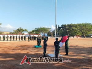 Momentum Upacara 17-an, Dandim 1601/Sumba Timur Sampaikan Arahan Panglima TNI kepada Prajurit