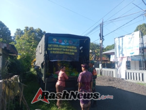 Kodim 1609/Buleleng Salurkan 2 Ton Beras dalam Bhakti Sosial HUT TNI ke-80