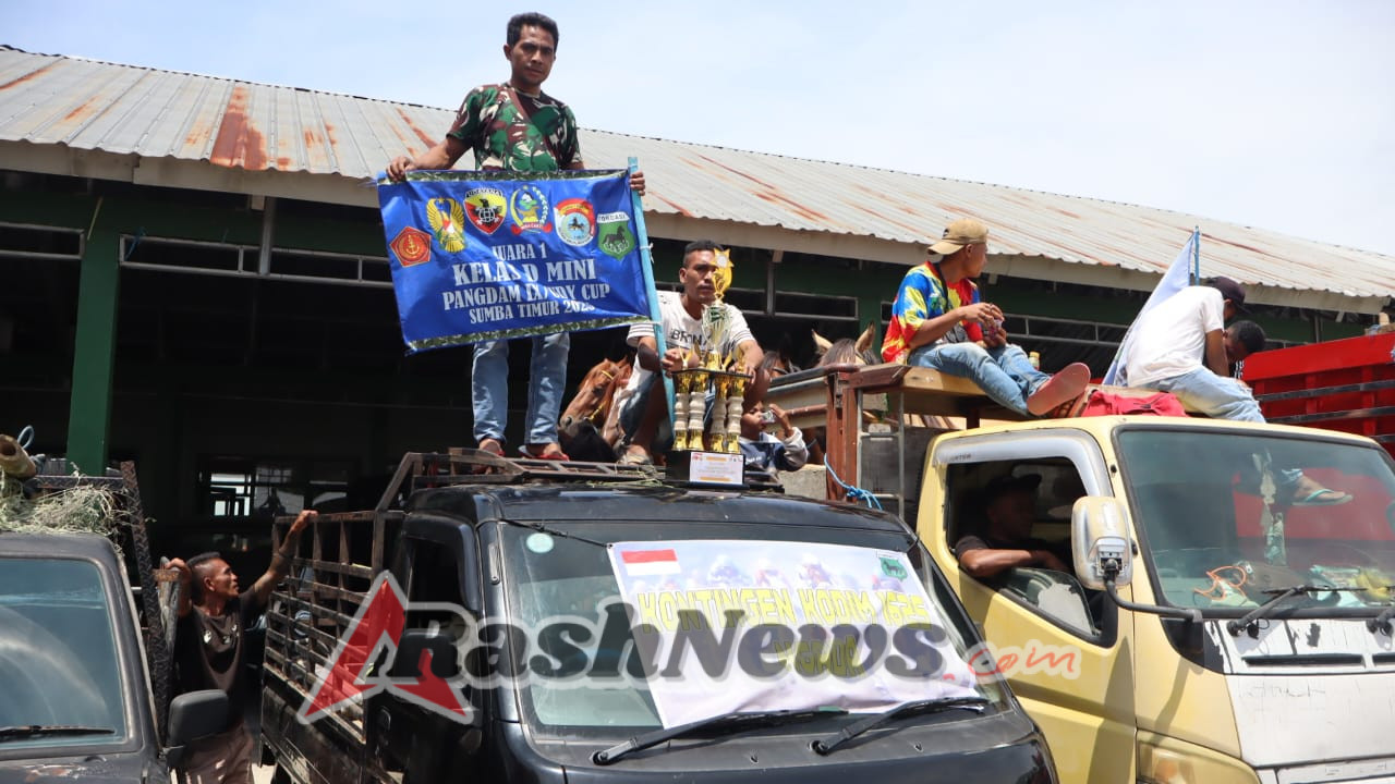 Prestasi Membanggakan! Kontingen 1625 Ngada Raih Sejumlah Gelar di Turnamen Pacuan Kuda Pangdam Cup Sumba Timur