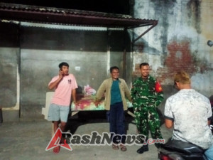 ‎Babinsa Korleko Selatan Gelar Patroli Bersama Warga dan BKD di Kecamatan Labuhan Haji