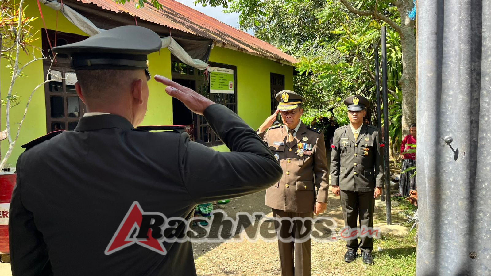 TNI Lepas Kepergian Purnawirawan Pelda (Purn) Hamid Arif dengan Upacara Militer