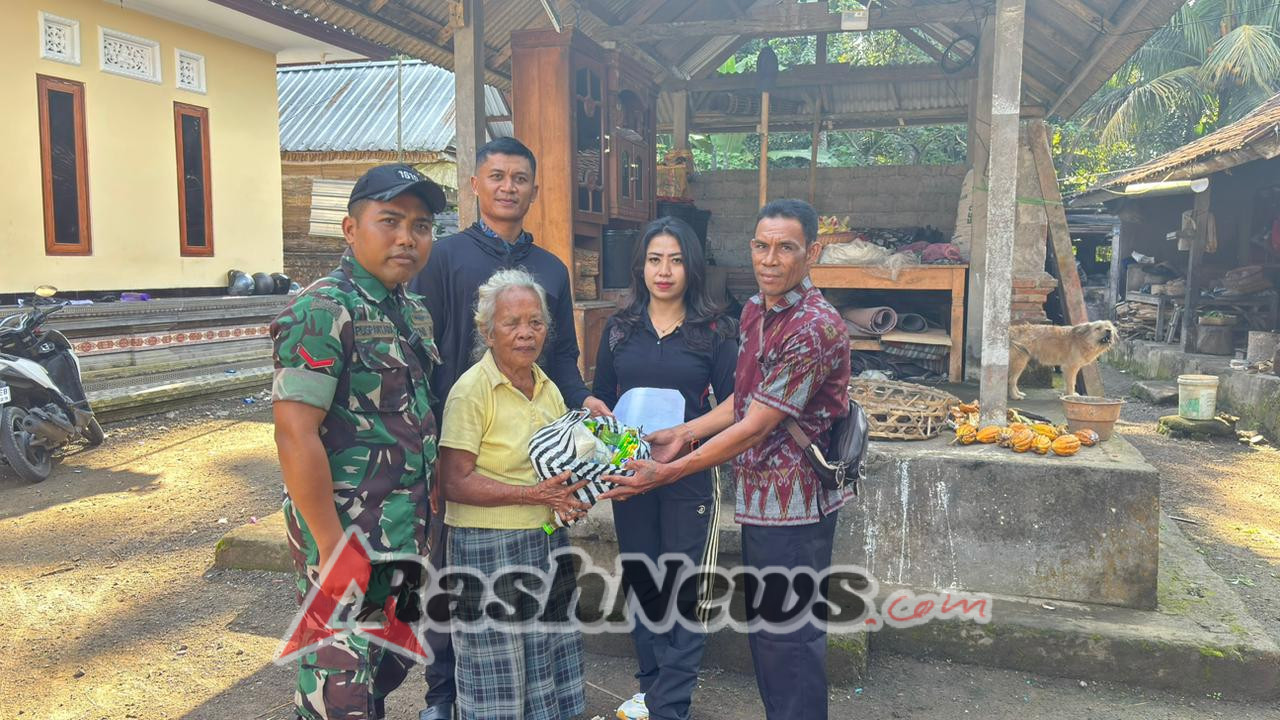 Peduli Kelompok Rentan, Babisa Tohpati Bantu Pemdes Salurkan Sembako