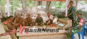 Babinsa Naikliu dan Aparat Desa Binafun Tingkatkan Koordinasi Wilayah