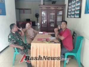 Peran Babinsa dalam Pertanian, Sertu Junaidin Hadiri Rapat LTT Bersama PPL Desa Rempe