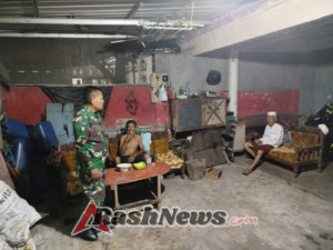 ‎TNI Bersama Warga Rumbuk Ciptakan Lingkungan Aman dan Sehat