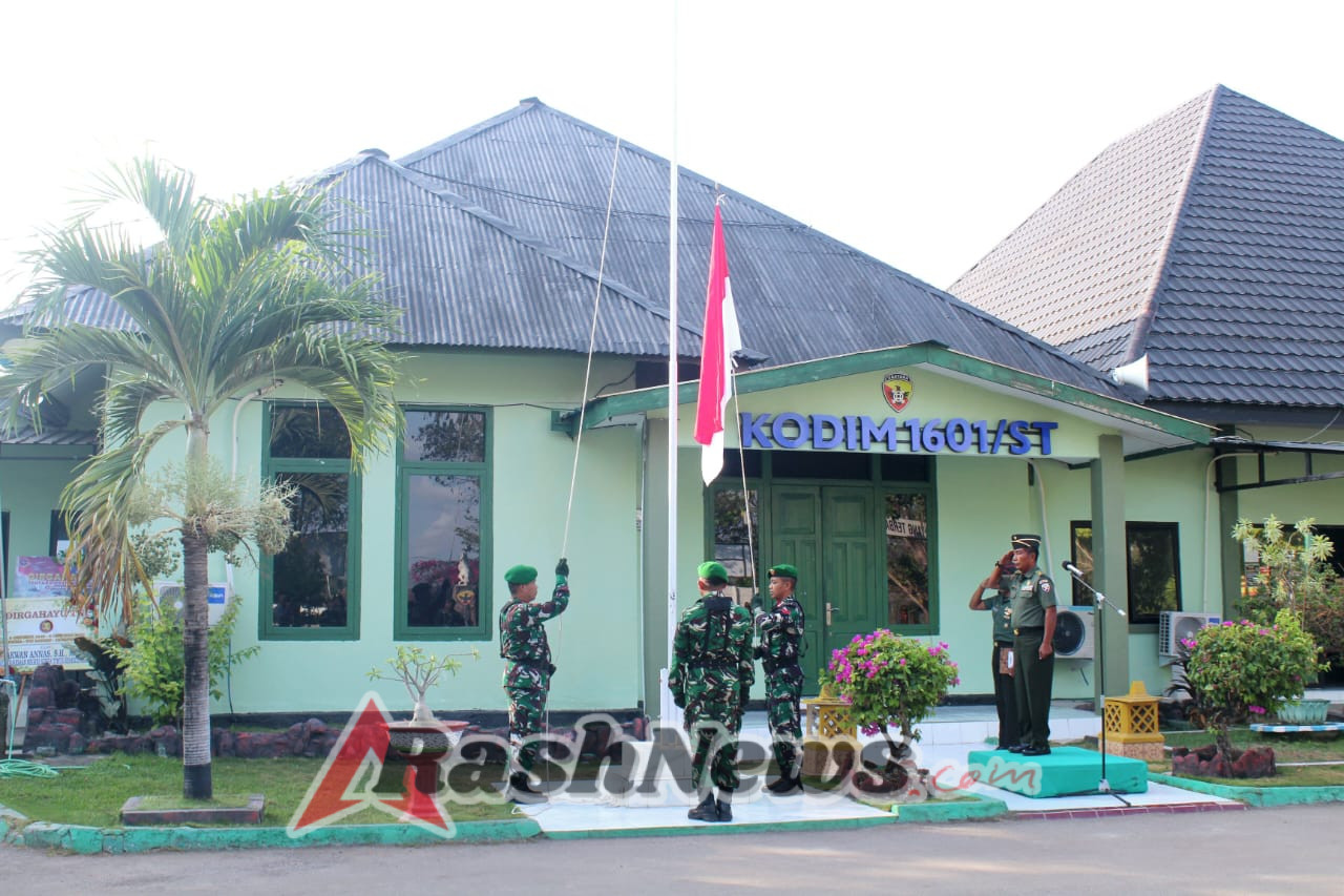 Semangat Nasionalisme, Kodim 1601/Sumba Timur Laksanakan Upacara Hari Senin