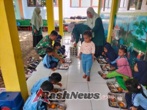 Ribuan Siswa serta Ibu Hamil dan Menyusui Terima Bantuan Makan Bergizi Gratis di Kota Bima