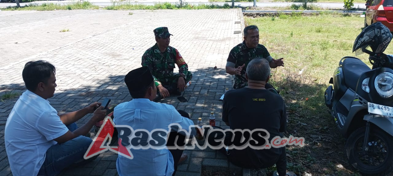 ‎Danramil Masbagik Laksanakan Koordinasi Penguatan Koperasi Merah Putih di Pringgasela