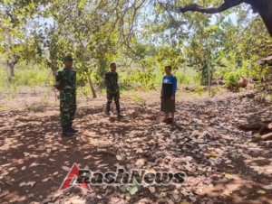 Danramil 02/Walakaka Tinjau Lokasi Rencana Pembuatan Sumur Bor di Desa Kabukarudi