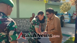 Dandim 1601/Sumba Timur Terima Kunjungan Kerja Pangdam IX/Udayana di Wilayah Kodim Sumba Timur