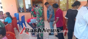 Babinsa Koramil 1624-07/Nagawutung Dukung Kegiatan Posyandu Siklus Hidup untuk Kesehatan Masyarakat