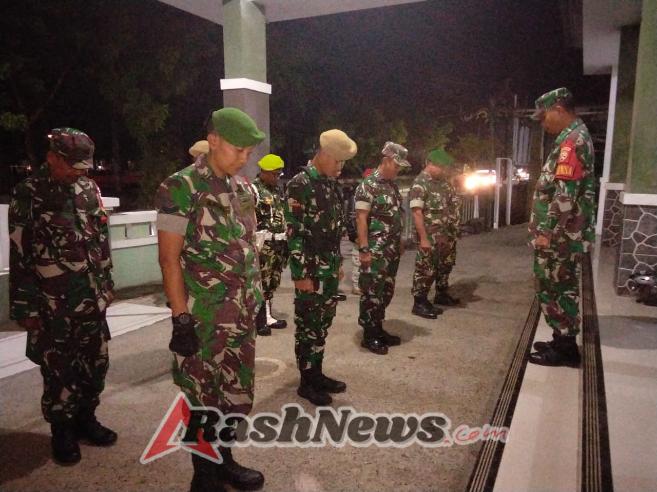 Apel Pengecekan Personil dan Patroli Siskamling Berjalan Lancar dan Aman