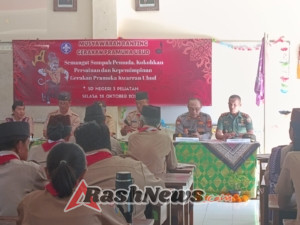 Danramil 1616-02/Ubud Hadiri Pembukaan Musran Pramuka, Dorong Semangat Kebangsaan Pemuda