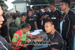 Prajurit dan PNS Kodim 1616/Gianyar Antusias Ikuti Tes Kesemaptaan Jasmani II TA 2025