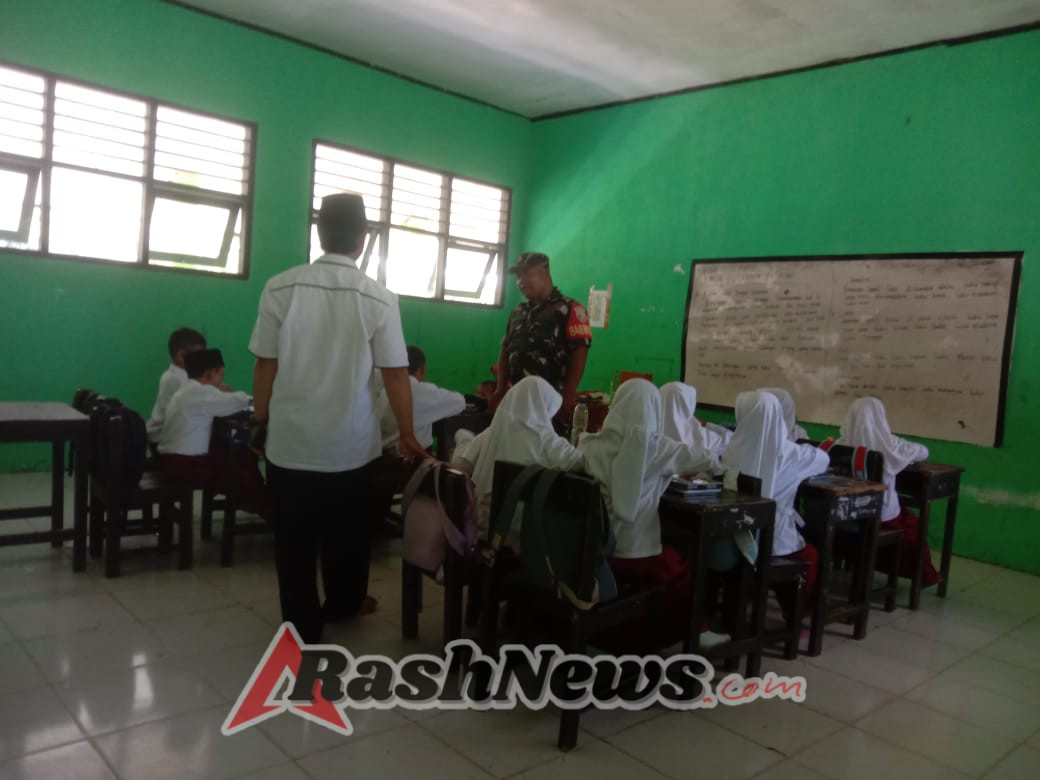 Sinergi Babinsa dan Sekolah Wujudkan Generasi Sehat Lewat Program MBG
