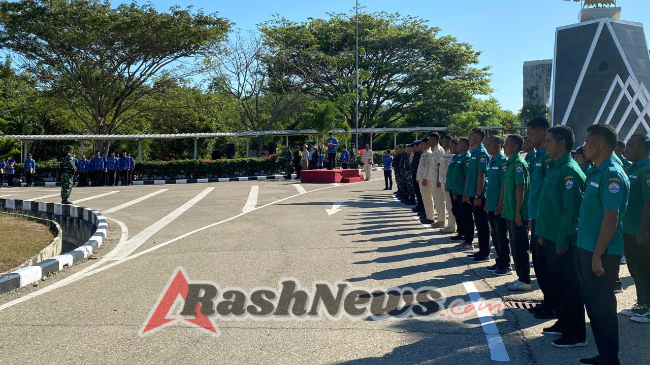 Yonarmed 12 Kostrad Ikuti Upacara Peringatan Hari Kesaktian Pancasila di PLBN Motamasin