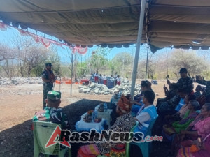 Dandim Kadek Abriawan Resmikan Awal Pembangunan SMPN Oepoli