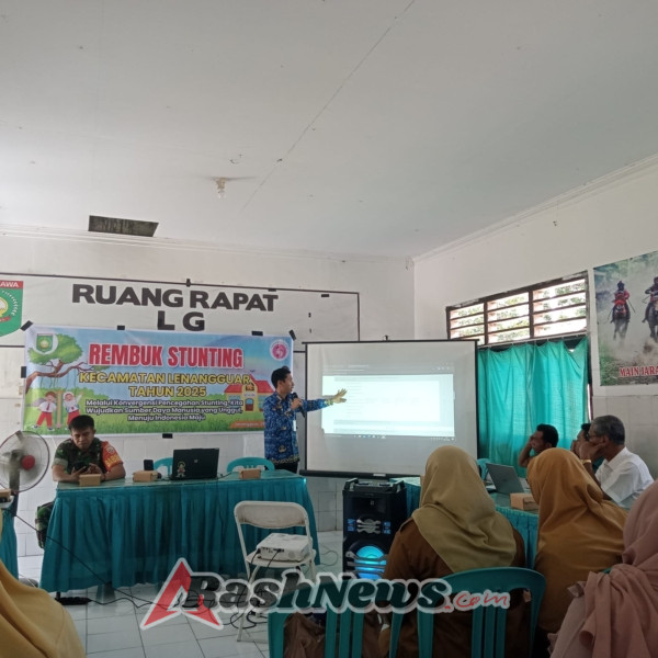‎Rembuk Stunting Kecamatan Lenangguar, Koramil 03/Ropang Dukung Upaya Pencegahan Stunting Menuju Generasi Unggul