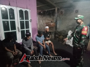 Keamanan Lingkungan Terjaga, Babinsa Nanga Miro Sambangi Remaja