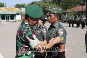 Dandim Belu Pimpin Corps Raport Kenaikan Pangkat PA, BA TA Kodim 1605/Belu dan Masuk Satuan
