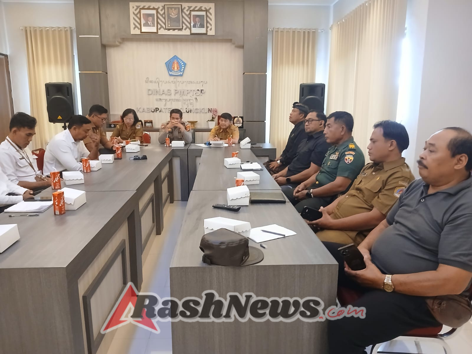 Hadiri Rapat Tim Terpadu Penanganan Konflik Sosial, Pasiintel Kodim Tekankan Pentingnya Sinergi Dan Kolaborasi Lintas Instansi