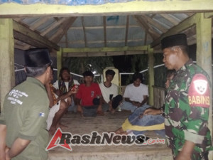 Kegiatan Siskamling Koramil 1608-04 Berhasil Ciptakan Kondusifitas Wilayah