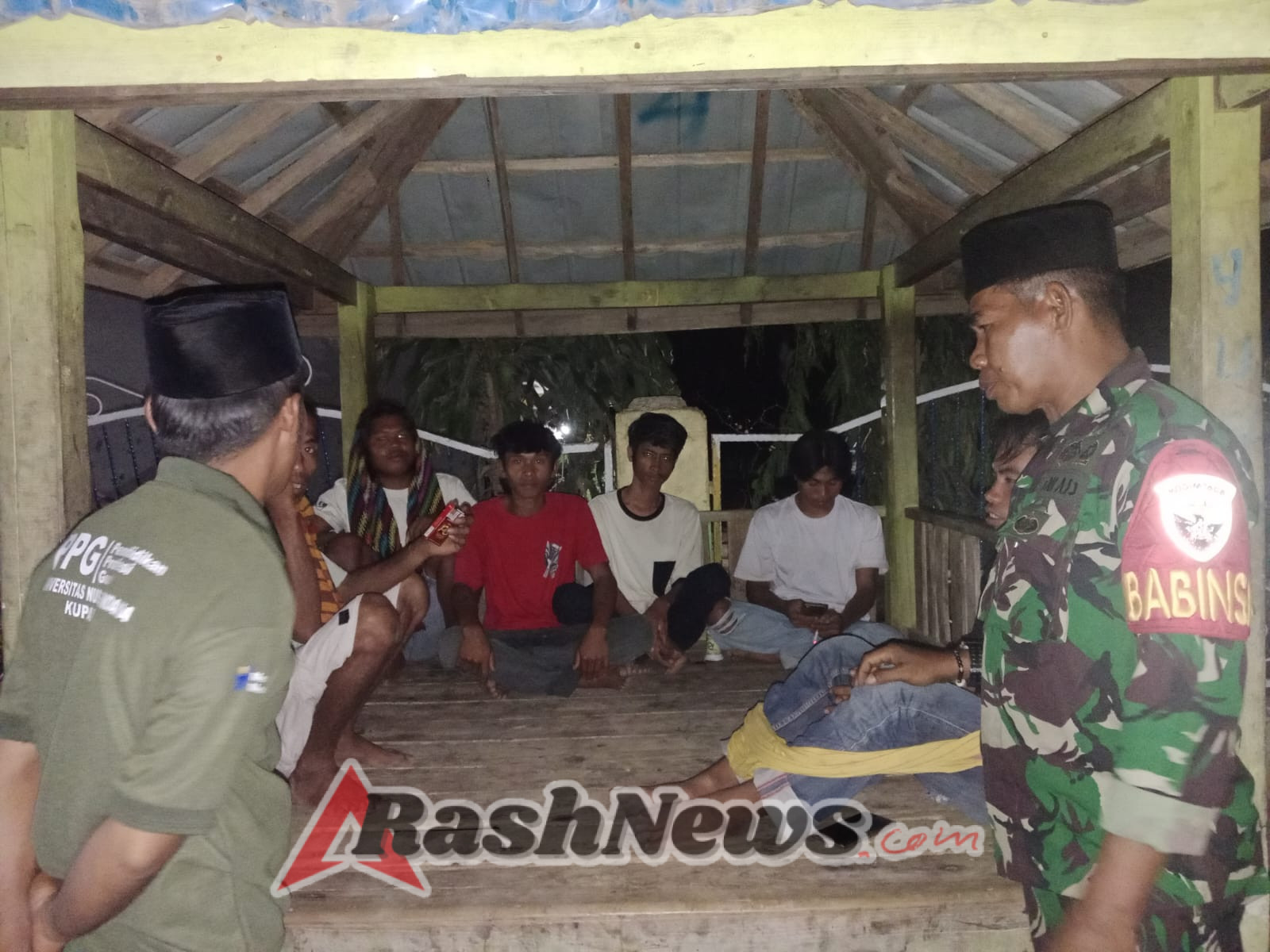 Kegiatan Siskamling Koramil 1608-04 Berhasil Ciptakan Kondusifitas Wilayah