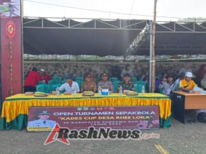 ‎Dukung Olahraga Desa, Koramil 1607-09/Utan Turut Serta Amankan Turnamen Sepak Bola Kades Cup