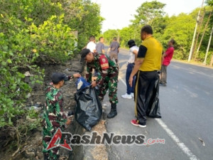 Babinsa Koramil 1611-08/Kuta Selatan, bersama Masyarakat Gotong Royong Bersih-Bersih LingkunganBabinsa Koramil 1611-08/Kuta Selatan, bersama Masyarakat Gotong Royong Bersih-Bersih Lingkungan